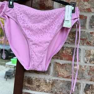 Pink Lace Bikini Bottoms